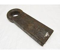 Straight Trailer Hitch Eye Heavy Duty 12" Mild Steel 82 Ton