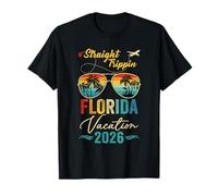 Straight Trippin Florida 2026 Family Summer Vacation T-Shirt