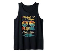 Straight Trippin Florida 2026 Family Summer Vacation Tank Top