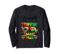 Straight Tripping Jamaica 2025 Family Vacation Matching Long Sleeve T-Shirt