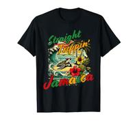 Straight Tropical Jamaica Island Vibes Sun Value Graphic T-Shirt