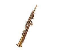 Straight Tube Phosphor Bronze Body Gold Lacquer Key Soprano Saxophone Beginner Saxophone