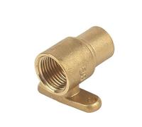 Straight WALL Plate Adaptor X, 15mm x ½. Straight Connection for Bayonet Socket, 1 in Pack