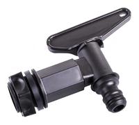 Straight Water Butt Tap 3/4in BSP, Hozelock Snap Fit, Universal Fit for Water Butts, Barrels & Home Brew - WBTTAP05