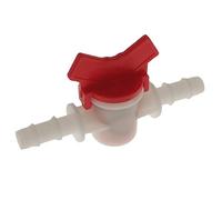 Straight Water Hose Valve with Stopcock for Garden Hose | twist adjustment flow, durable plastic construction, fits standard pipe, yard watering and irrigation use