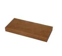 Straight wood base. Solid wood. Matte light oak finish. Various sizes (29 x 13 x 3)