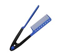 Straighten Comb - Styling Straightening Comb for Flat Iron | V Shaped Smoothing Brush Flat Ironing Supplies for Home Commuting