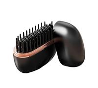 Straightener Brush - Anti-Scald 3-Level Rechargeable Portable Straightener Comb, Wireless Home Salon Straightening Brush - for Vacation Holiday Road Trip Commuting Dating