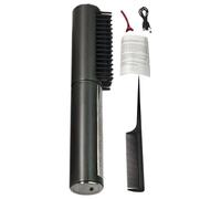 Straightener Brush | Compact Portable Smoothing Comb, 4 Temperature Levels Anti-Burn Styling Shine, Maximum Shine, Reduced Frizz for Travel, Home, Smooth and Shiny Hair