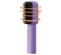 Straightener Brush - Cordless Styling Tools with 3 Temp Settings - Flat Iron Hot Brush | for Outdoor Travel Vacation Morning Rush