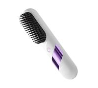 Straightener Brush | Fast Heating USB Rechargeable Portable LED Display,Cordless Hair Straightener - for Office Workers Students, Home Salon Dormitary Business Trip