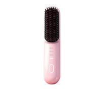 Straightening Brush - Rechargeable Cordless Hair Comb, Ionic Anti Static Fast Heating, Smooth Ceramic Coated Paddle, Portable Travel Styling Tool | for Women Home Dorm