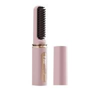 Straightening Brush | Thermal Straightening Brush | Rechargeable Curly Fast Heating with Adjustable Temperature Less Heat Damage for Women Home Travel