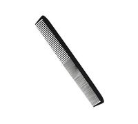 Straightening Comb Black Carbon Fibre Double-ended Comb, Fine-tooth And Wide-tooth Hair-cutting, Salon Grooming Tool, Professional Hairdressing Supplies