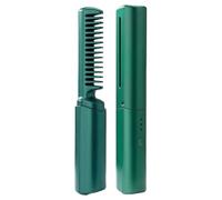 Straightening Comb Brush - Prolonged Hair Styling Tool, Cordless Design, Ceramic Bristles Comb, Frizz Control for Effortless Use | Home, On-The-Go Touch-Ups, Curly to Fine Hair, Heat Styling