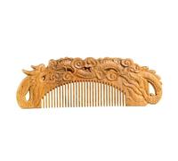 Straightening Comb Dragon Carved Comb Solid Wood Short Hair Long Suitable for Beard, Styling Design