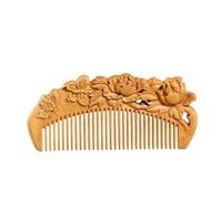 Straightening Comb Retro Men's Beard Comb Solid Wood Short Hair Home Styling Portable Travel
