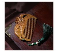 Straightening Comb Solid Wood Curling Comb Chinese Retro Men's Beard Grooming Tool Bathroom Wet Hair