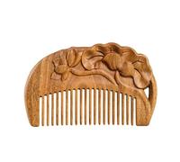 Straightening Comb Solid Wood Curling Comb Portable Travel Men's Beard Suitable For Long Hair, Short, Curly, Etc