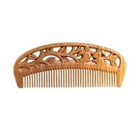 Straightening Comb Solid Wood Empty Bag Comb Household Carved Men's Beard Bathroom Fine Tooth