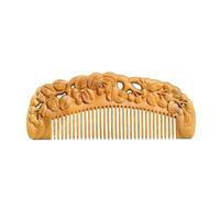 Straightening Comb Solid Wood Fine Tooth Comb Home Massage Shower Wet Curling Hair for Grooming, Beards and Mustaches