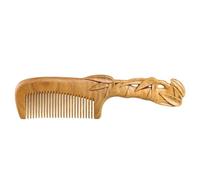 Straightening Comb Solid Wood Fine Tooth Comb Retro Massage Bathroom Suitable for Long Hair, Straight, Wavy, Curly, Thick