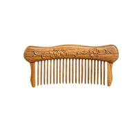 Straightening Comb Solid Wood Massage Comb Scalp Care Tool Men's Beard Retro Fine-tooth Suitable for All Hair Types