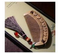 Straightening Comb Solid Wood Styling Comb Home Curling Hair Care Tool Suitable for All Types