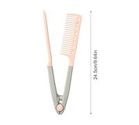 Straightening Comb,V Shaped Hair Straightening Comb for Women, Heat Resistance Home Straightener,Hairdressing Styling Tools,For Home and Hairdressing Salon- Suitable Afro Hair