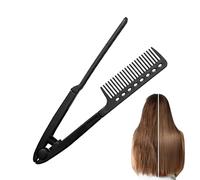 Straightening Comb, V Shaped Straightening Comb for Hair, Folding Hair Styling Combs Conditioning Tool, Salon Hairs Straightener Brush Combs Wet Dry Use, for Women & Men