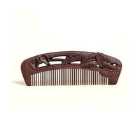 Straightening Comb Women's Special Long Hair Comb, Carved Fine Tooth, Wooden Styling, Men's Beard
