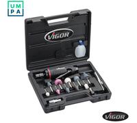Vigor V6906 Mini Rod Grinder Set (3-6 mm Holder/Minute: 25,000, Power: 185 Watt, Weight: 0.31 kg) Black/Red