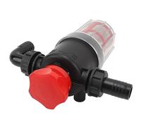 Strainer Filter with 60 Mesh Stainless Steel Filter Strainer, High Pipeline Filter, Transparent Design (25mm Interface (G1 Pipe)