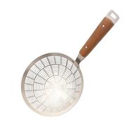 Strainer Ladle Colander Multifunctional Skimmer Spoon Stainless Steel for Blanching Vegetables Home Restaurant, large