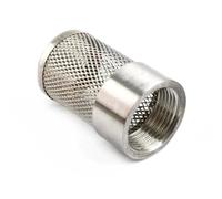 Strainer Mesh Pipe Pump Screen, SS304 Mesh Screen Hose Filter For Irrigation Aquariums Pump Hoses 1/2 Inch To 4(1 Inch Short)