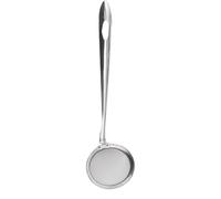 Strainer Skimmer Ladle - Fine Mesh Skimmer Spoon, Non Slip Handle Sifter | Oil Draining Colander, Multi Functional Mesh Filter Ladle For Sifting Straining Rinsing Cooking Frying Food Preparation