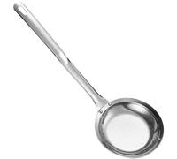 Strainer Spoon Skimmer Spoon Long Handled Strainer Spoon Fine Mesh Strainer Stainless Steel Oil Filter Spoonfor Skimming Grease and Foam Cooking Frying Oil L
