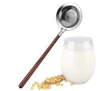 Strainer Spoons for Cooking - Mesh Strainer Scoop, Long Handle Skimmer, Spoon Perfect Grease Fat Frying Serving, Cooking Hot Pot Soybean Milk, Ideal for Kitchen Home and Restaurant Use