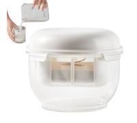 Strainer - Spring Stainless Steel White, Reusable Food Sieve, Kitchen Cheese Machine | Pressing Preparation Nut Milk Drainage