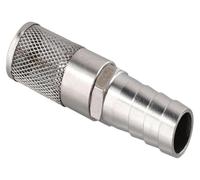 Strainer with 3/4 Inch Barb Fitting 19/20mm Stainless Steel Mesh Inline Screen for Water Pump System Fuel Gas Line Filtration Connector(19mm)