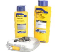 Irwin Strait-Line 10507683 Aluminium 30m Chalk Line & Blue Chalk Pack