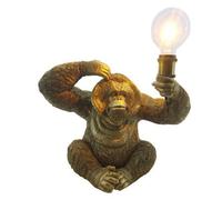 Straits Gold Orangutan Light Exposed Bulb Lamp