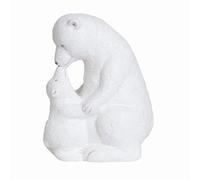 Straits Large Kissing Polar Bear Mummy & Cub Figurine Ornament 25.5cm Tall