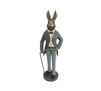 Straits Standing Rabbit Wearing Suit Figurine 30.5Cm