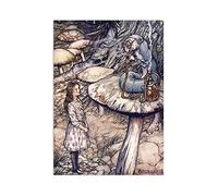 Strand Clothing Alice In Wonderland Vintage Art Print Wall Poster Caterpillar Arthur Rackham A3 (Unframed)
