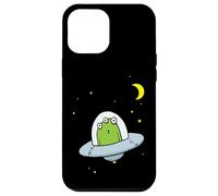 Strange Alien In Silly Flying Saucer UFO Halloween Case for iPhone 12 Pro Max