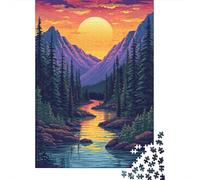 Strange And Beautiful Mountains Puzzle Challenging And Brainteasing Premium Cardboard Jigsaw Puzzle for Adults Teen 1000pcs (38x26cm)