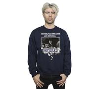 Strange And Unusual Logo Sweatshirt Beetlejuice Navy S