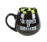 Strange And Unusual Mug and Sock Set Something Different Black One Size