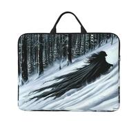 Strange Black Wolf Laptop Sleeve Case 14 Inch Laptop Sleeve Computer Carrying Bag Applies To 14" Notebooks